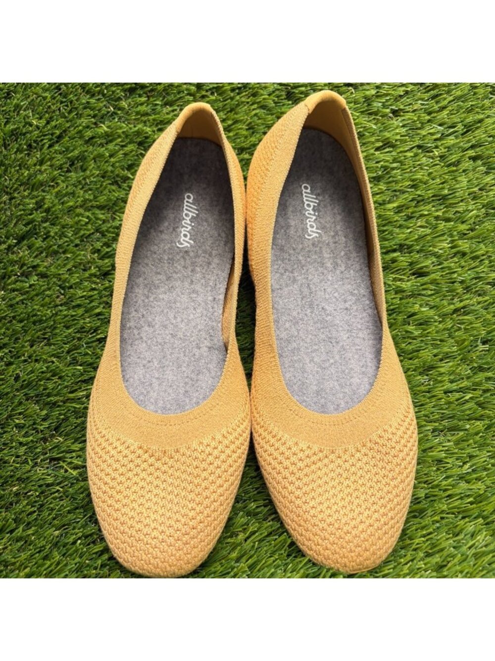 Allbirds Tree Breezer Womens Size 8 Forage Tan Casual Slip On Ballet Flats Shoes - Picture 5 of 8